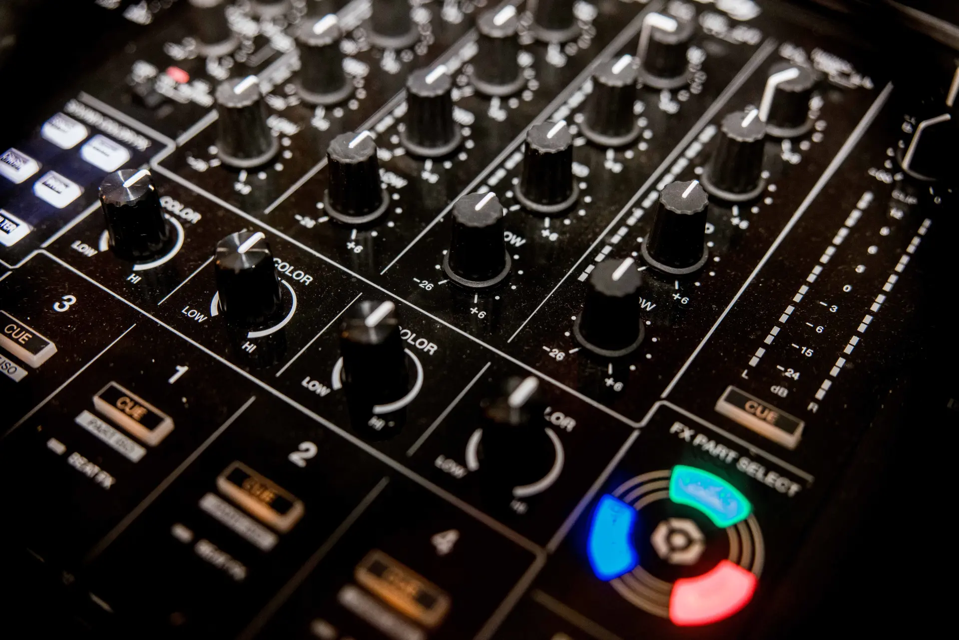DJ Equipment und Lichter