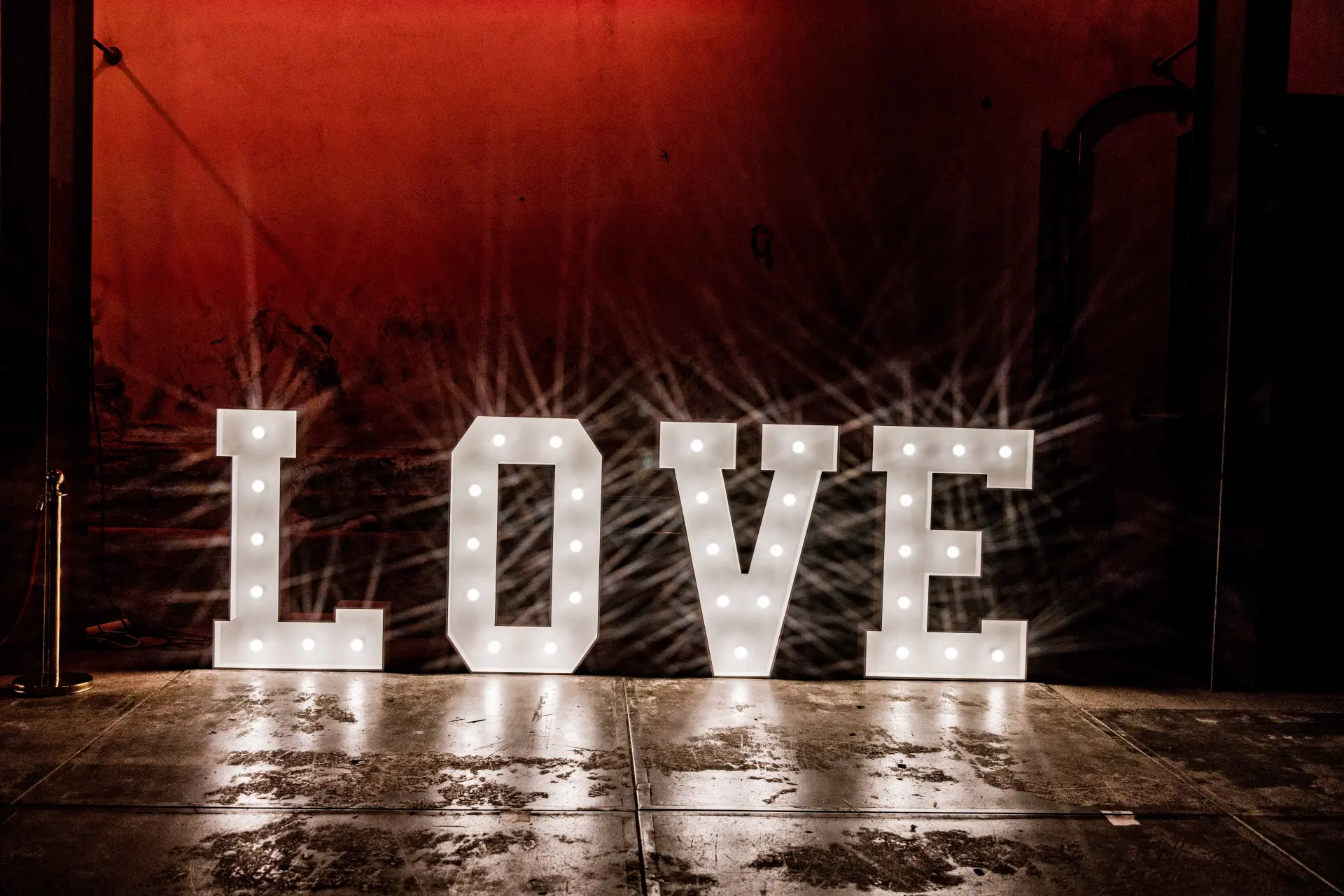 LOVE Leuchtbuchstaben Hamburg