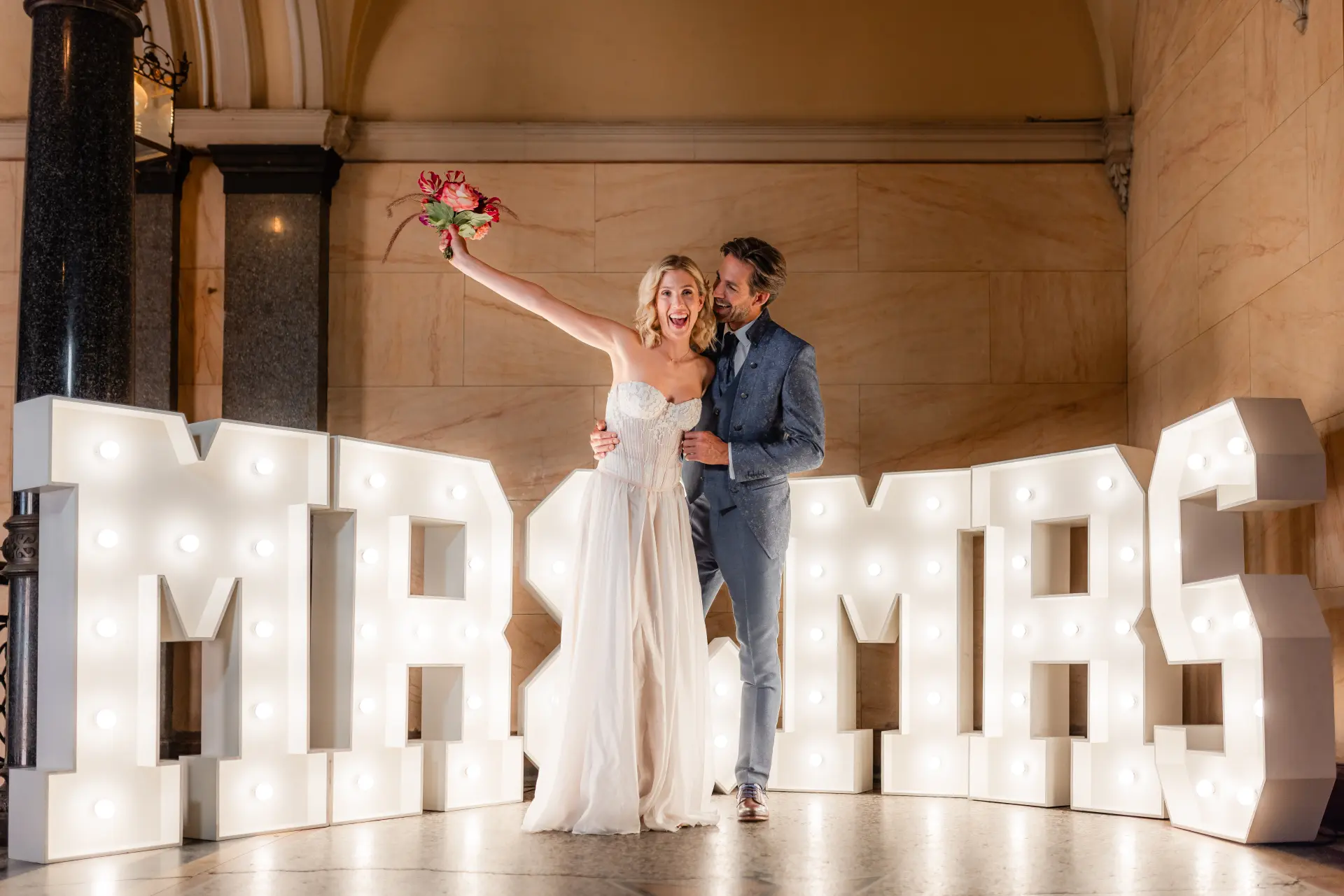 Leuchtbuchstaben Hochzeit Hamburg